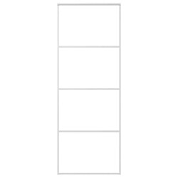 Porte coulissante vidaXL - Blanc - 76x205 cm