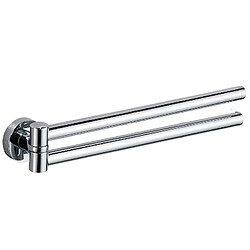 Porte-serviettes rotatif inox - Argent