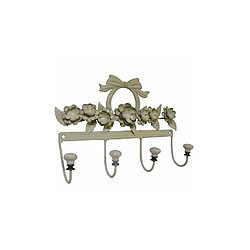 L'Héritier Du Temps l_heritier_du_temps Porte Serviettes Mural 4 Crochets