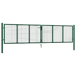 vidaXL Portail en treillis de jardin - Vert
