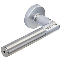 Vachette poignée à code sur rosace - Chrome