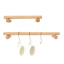 Porte-serviette en bois - Kaki