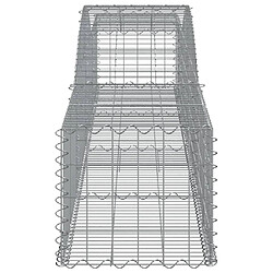 Avis vidaXL Panier de gabion - Argenté