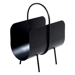 pegane Porte revues métal laqué noir