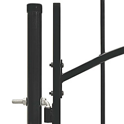 Acheter VIDAXL Portail de jardin acier - Noir