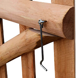 Acheter VIDAXL Portillon clôture bois de noisetier 100x100 cm