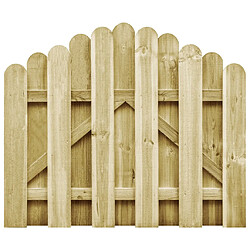 vidaXL Portail de jardin bois - Pin