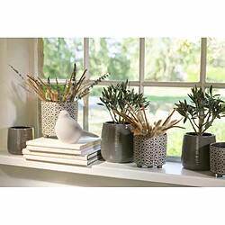 PARIS PRIX Cache-pot Déco en Céramique Minada - Gris