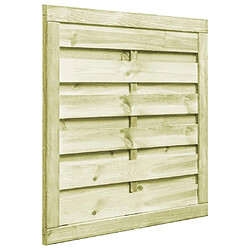 Avis vidaXL Portillon Bois 100x100 cm Vert