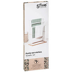 Acheter Porte-serviettes bambou - blanc