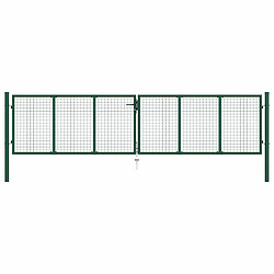 vidaXL Portail en treillis de jardin - Vert