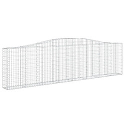 Avis vidaXL Paniers à gabions arqués vidaXL 400x30x100/120 cm
