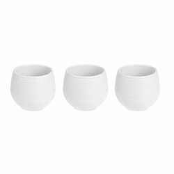 Ibergarden Set de pots - Blanc Plastique