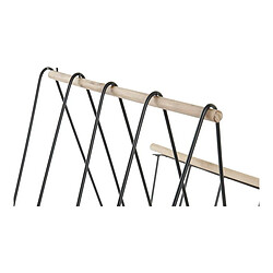 DKD Home Decor Porte-Revues Noir