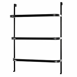 Paris prix Porte-serviettes mural - Noir