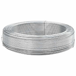 Avis vidaXL Fil de liaison clôture 250 m 2 mm Acier