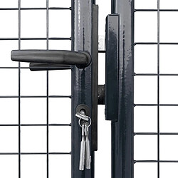 Acheter VidaXL Portail Maille Gris 289x100 cm