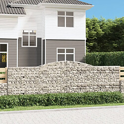 vidaXL Panier de gabions - Argenté