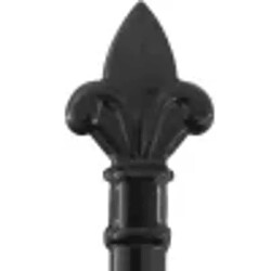 Avis VidaXL Portillon 3x1.25 m Noir