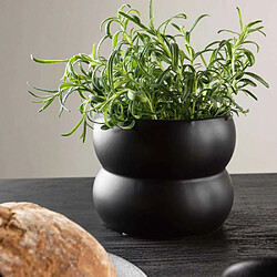 Venture Home Cache pot Dapne 16*16*13cm noir