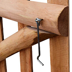 Acheter vidaXL Portillon de clôture en bois de noisetier 100 x 60 cm