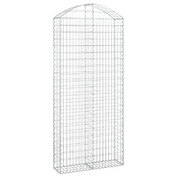 vidaXL Panier de gabions arqué 100x30 cm