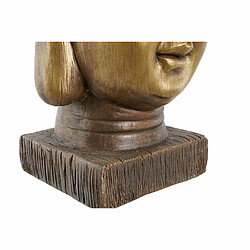 DKD Home Decor Cache-pot Fibre Doré (25 x 36 cm)