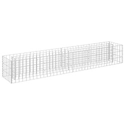 vidaXL Lit surélevé à gabion vidaXL 180x30x30 cm