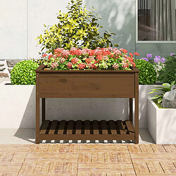Avis vidaXL Jardinière - Bois Marron
