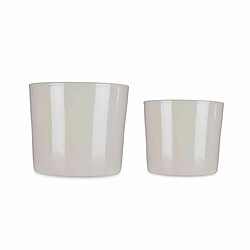 Ibergarden Set de pots - 22 cm & 27 cm - 2 Pièces - Gris