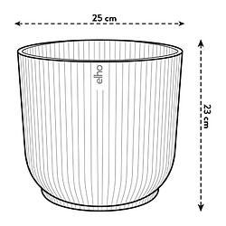 Elho Pot Plastique Rose Rond 25 cm