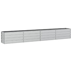 vidaXL Lit surélevé 320x40x45 cm - Argenté