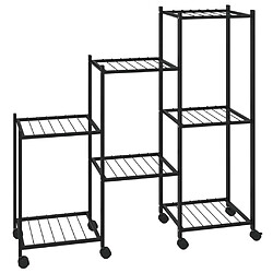 vidaXL Jardinière avec Roues Fer