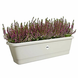 Elho Pot de Fleurs - 65x20x17 cm Blanc/Gris