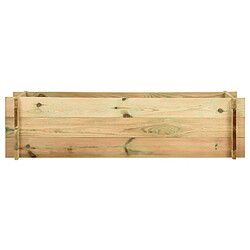 vidaXL Jardinière surélevée 120 cm - Bois de pin