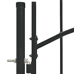 Acheter vidaXL Portail de jardin 1x2m noir