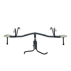 AXI Bascule rotative métal anthracite & crème