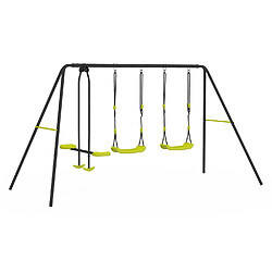 IDMARKET Balançoire Portique 3 Agrès
