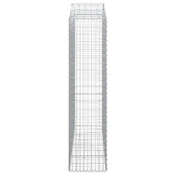 Acheter vidaXL Panier de gabions arqué 200x50x200/220 cm