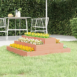 vidaXL Jardinière Bois Douglas - 80x80x27 cm