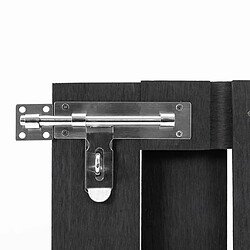 Acheter vidaXL Portillon WPC 100x80 cm - Gris