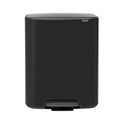 Brabantia Bo 2x30L - Matt Black