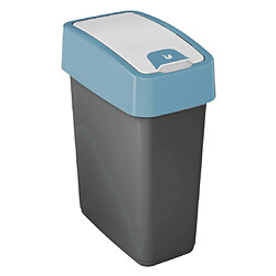 KEEEPER Magne Poubelle Poussoir 10L Bleu