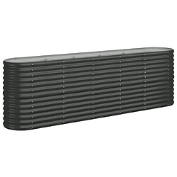 vidaXL Lit surélevé - Anthracite