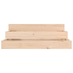 Avis vidaXL Jardinière escalier 78x78x27 cm Bois