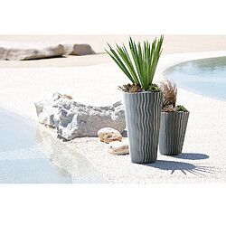 Sandy Slim Pot de fleurs - Anthracite