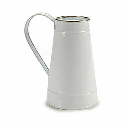 Ibergarden Cache-pot Pot à lait - Blanc Argenté