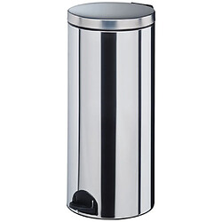 Poubelle à pédale 30l inox - 90234 - Élora - ROSSIGNOL