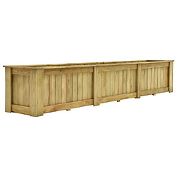 VIDAXL Jardinière surélevée - Bois de pin imprégné