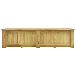 vidaXL Jardinière Surélevée Bois Pin